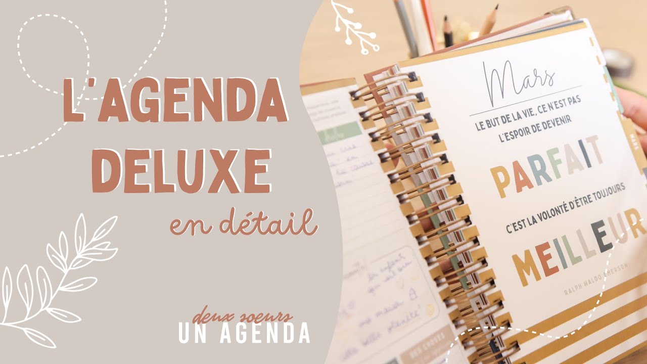 L'Agenda parfait pour vous organiser au quotidien | Deux Soeurs Un Agenda
