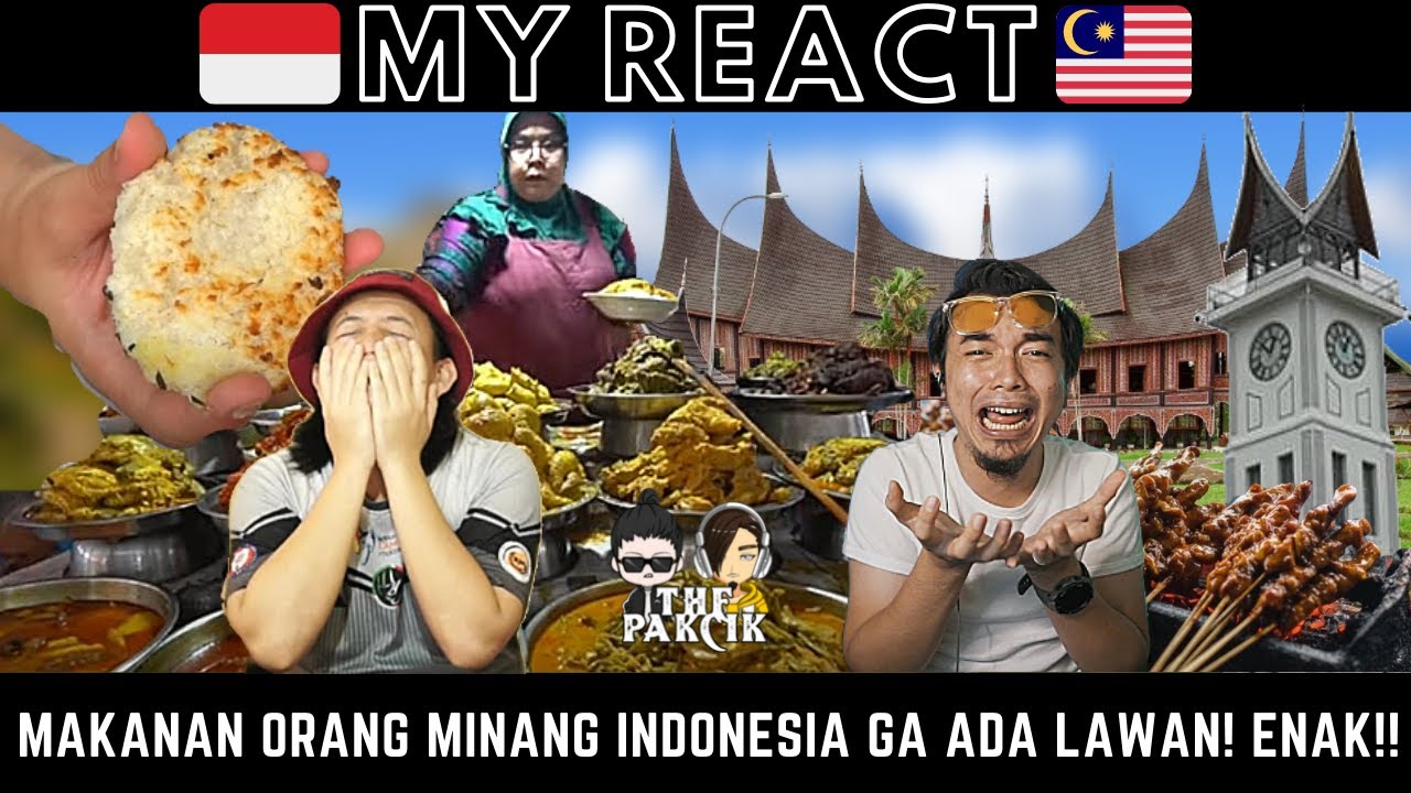 MAKANAN ORANG MINANG SEDAP! lihat bule makan bikin lapar