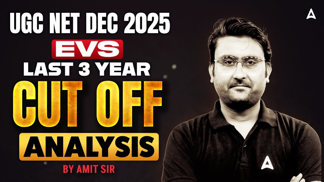 UGC NET Environmental Science Cut Off 2025 | UGC NET EVS Last 3 Years Cut Off By Amit Sir