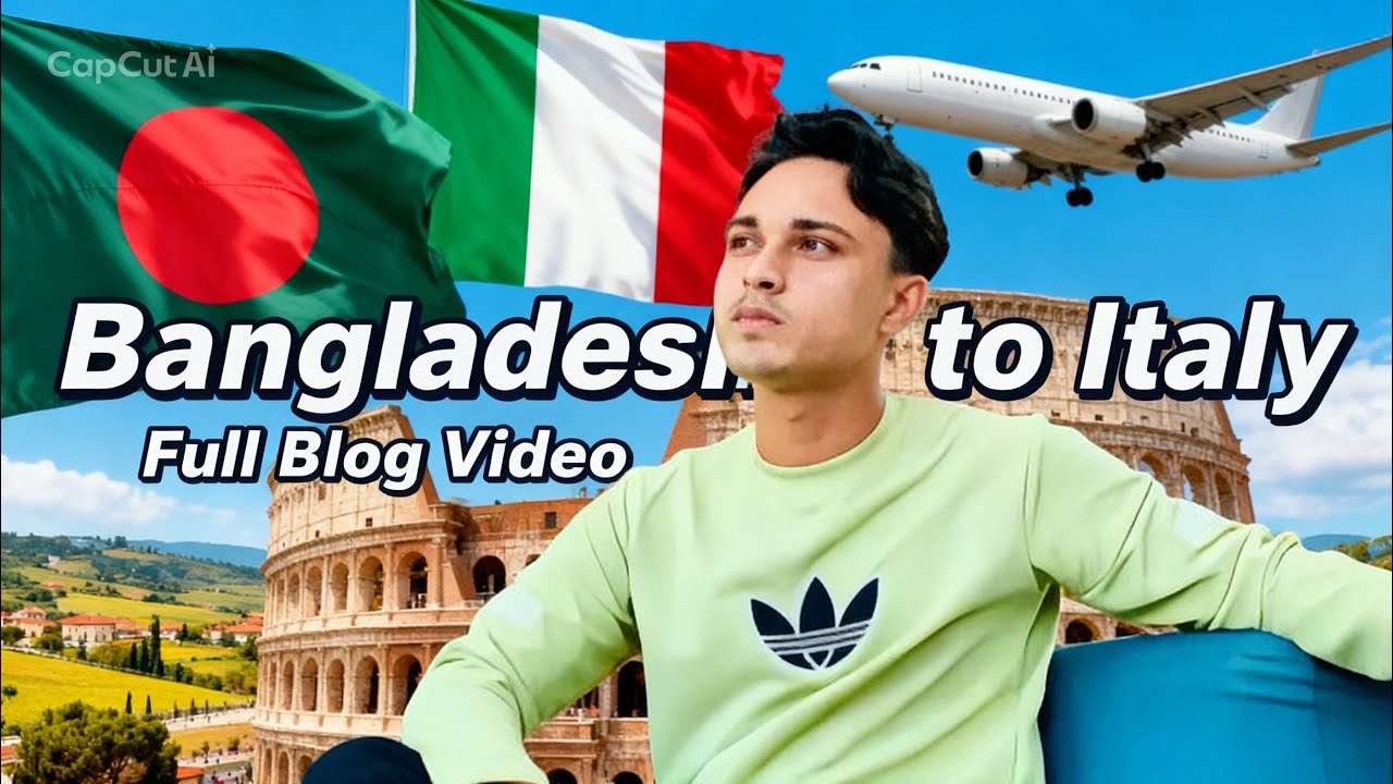 বাংলাদেশের সব মায়া কাটিয়ে স্বপ্নের দেশ ইতালিতে ! এক নতুন জীবনের শুরু।🇧🇩✈️🇮🇹 Bangladesh to Italy 