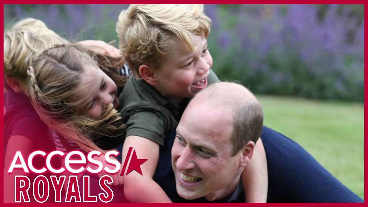 Prince William & His Kids Pose For Super Cute New Photos Taken By Kate Middleton