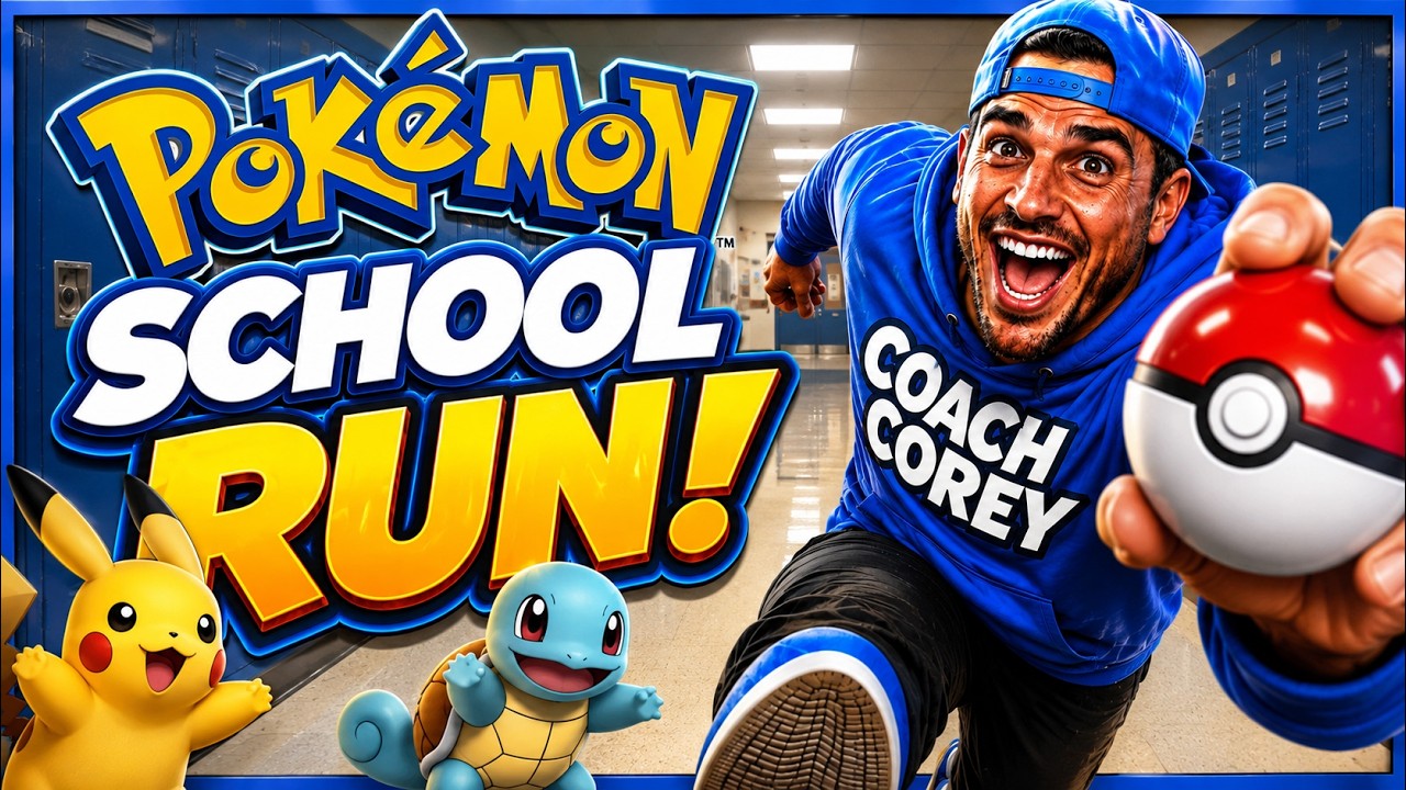 The Pokemon School Run! - Brain Break - Interactive Game for Kids