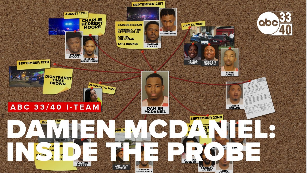 Inside the probe: Damien McDaniel's alleged crimes span multiple Birmingham cases