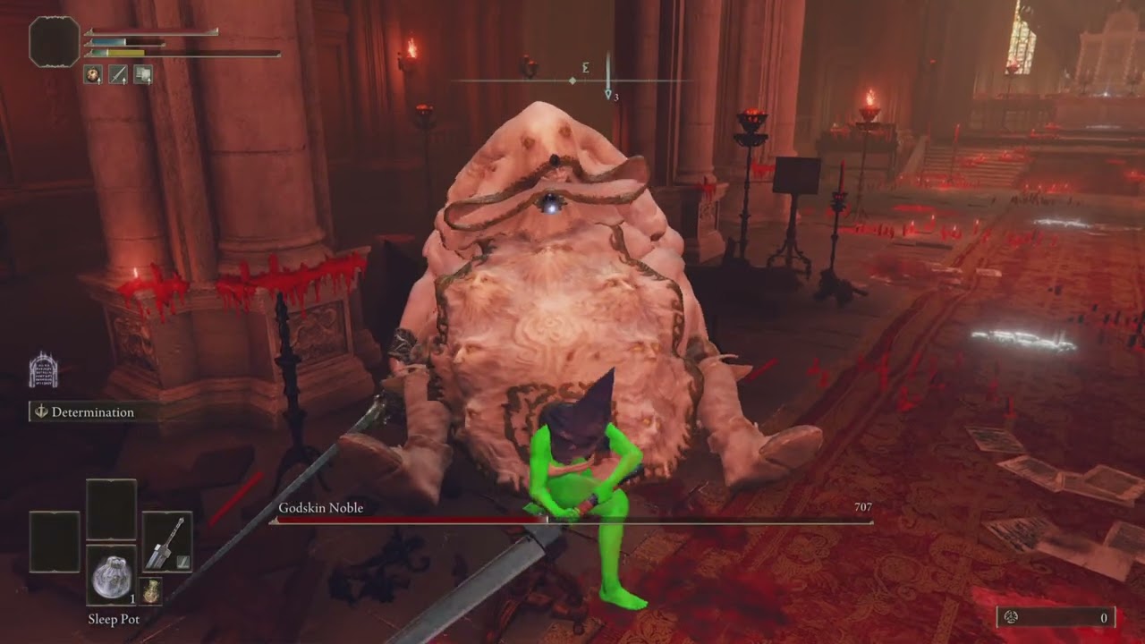 ELDEN RING SL1 Easy Godskin Noble Kill