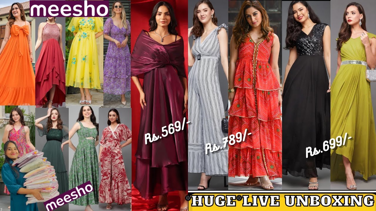Meesho Huge *Trendy* 40 Long Summer Dress Haul  😍 | Omg 😱 Isse Acha Kuch Nhi Ho Skta 😝|Under Rs.?