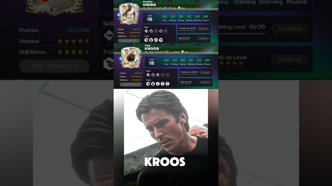 Vieira vs Kroos #fcmobile