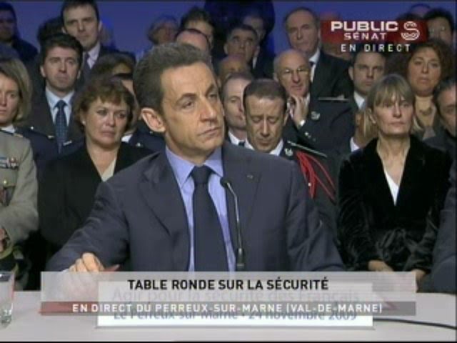 Discours de Nicolas Sarkozy sur le thème de la sécurité - Evénement (24/11/2009)