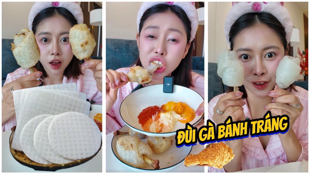 Đùi Gà Làm Từ Bánh Tráng !!!
