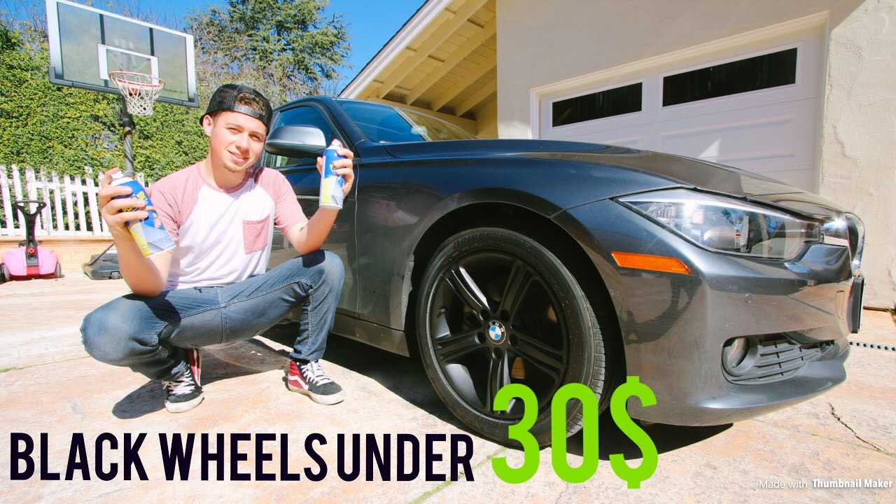 HOW TO PLASTI DIP WHEELS! *Under 30$*