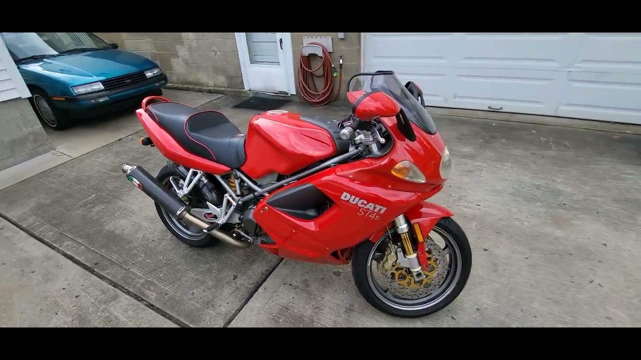 2002 Ducati ST4s cold start and walk around