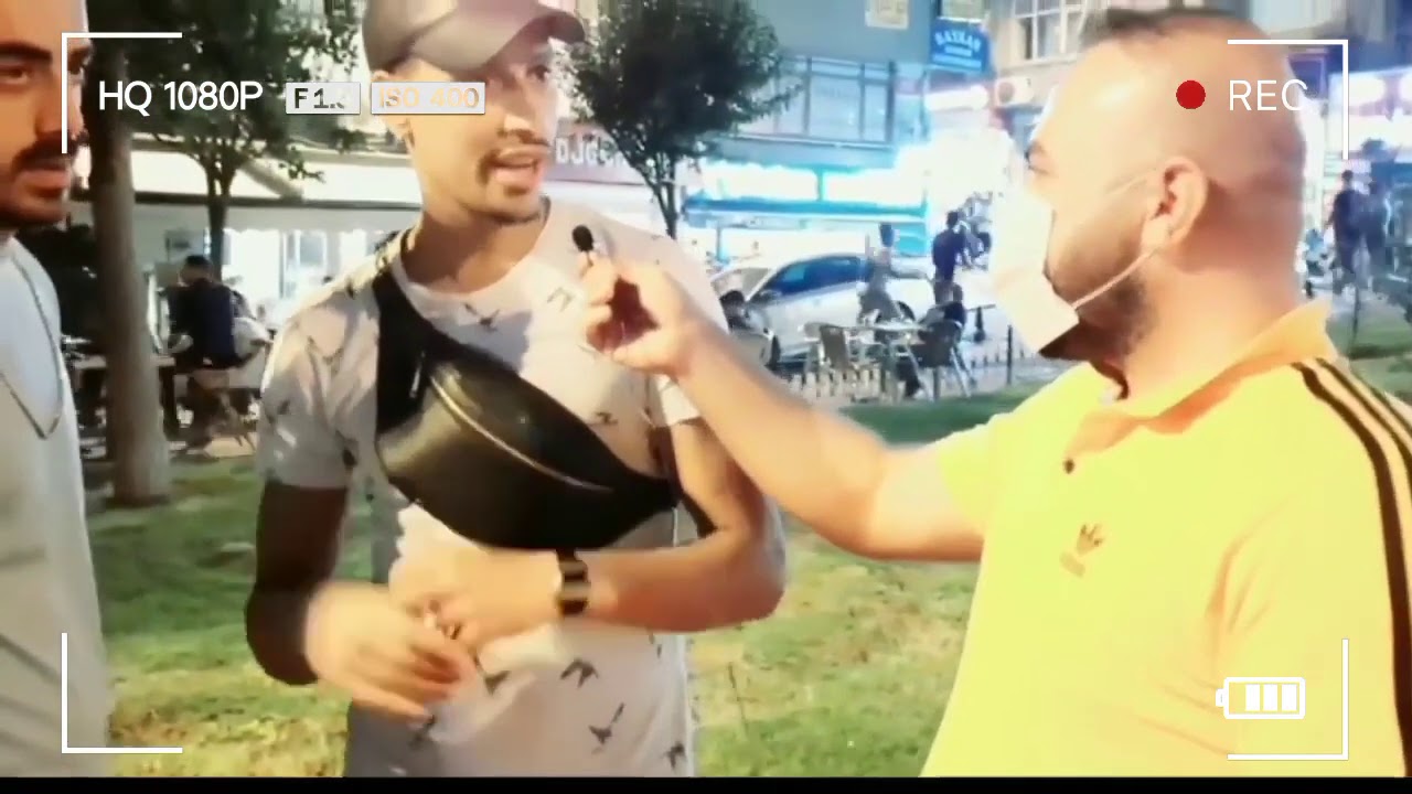 شاب سوري يسأل الناس  منهم اصل العرب