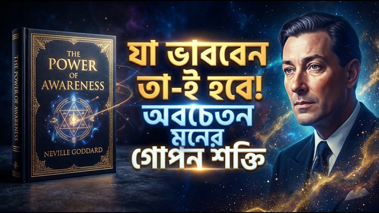 যা ভাববেন তা-ই হবে! ১৮টি গোপন সূত্রের জাদুকরী শক্তি 🌌 | The Power of Awareness Book Summary Bangla