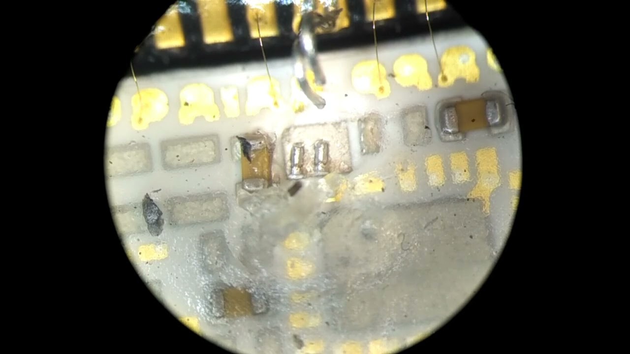 BOSCH engine control unit (ECU) repair. Aluminum soldering