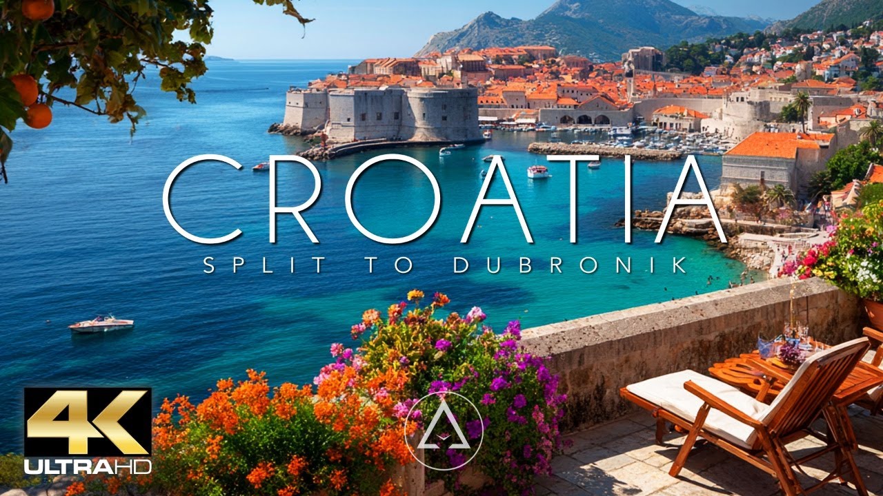 Split to Dubrovnik, Croatia — A Relaxing Aerial Journey