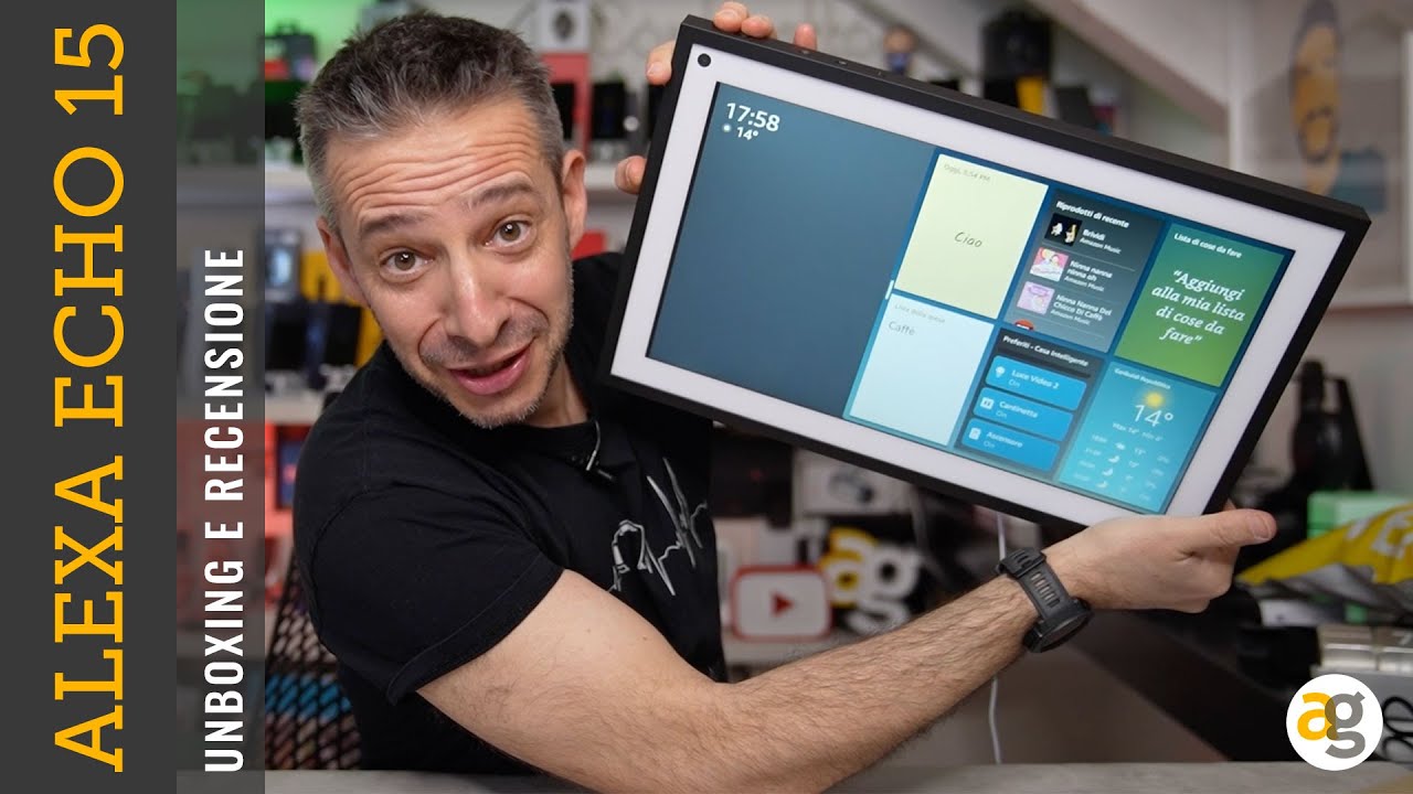 UNBOXING Echo Show 15 di AMAZON con ALEXA....e non solo!