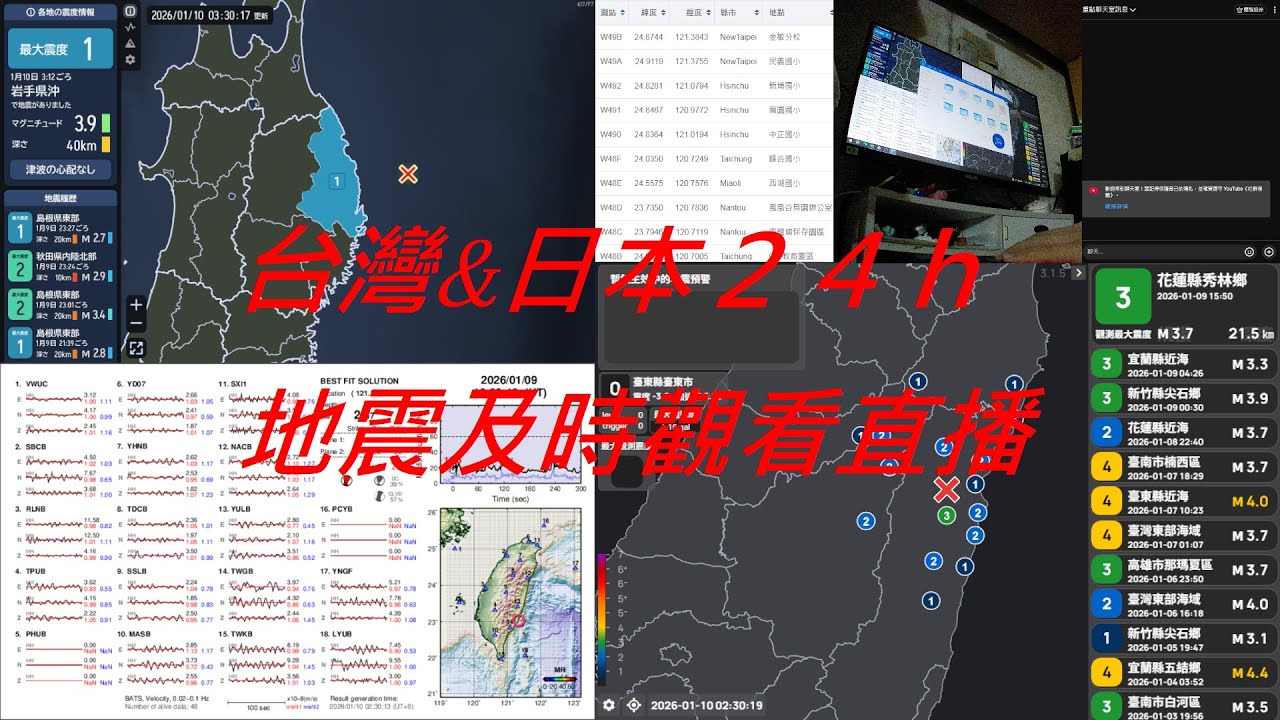 地震及時看