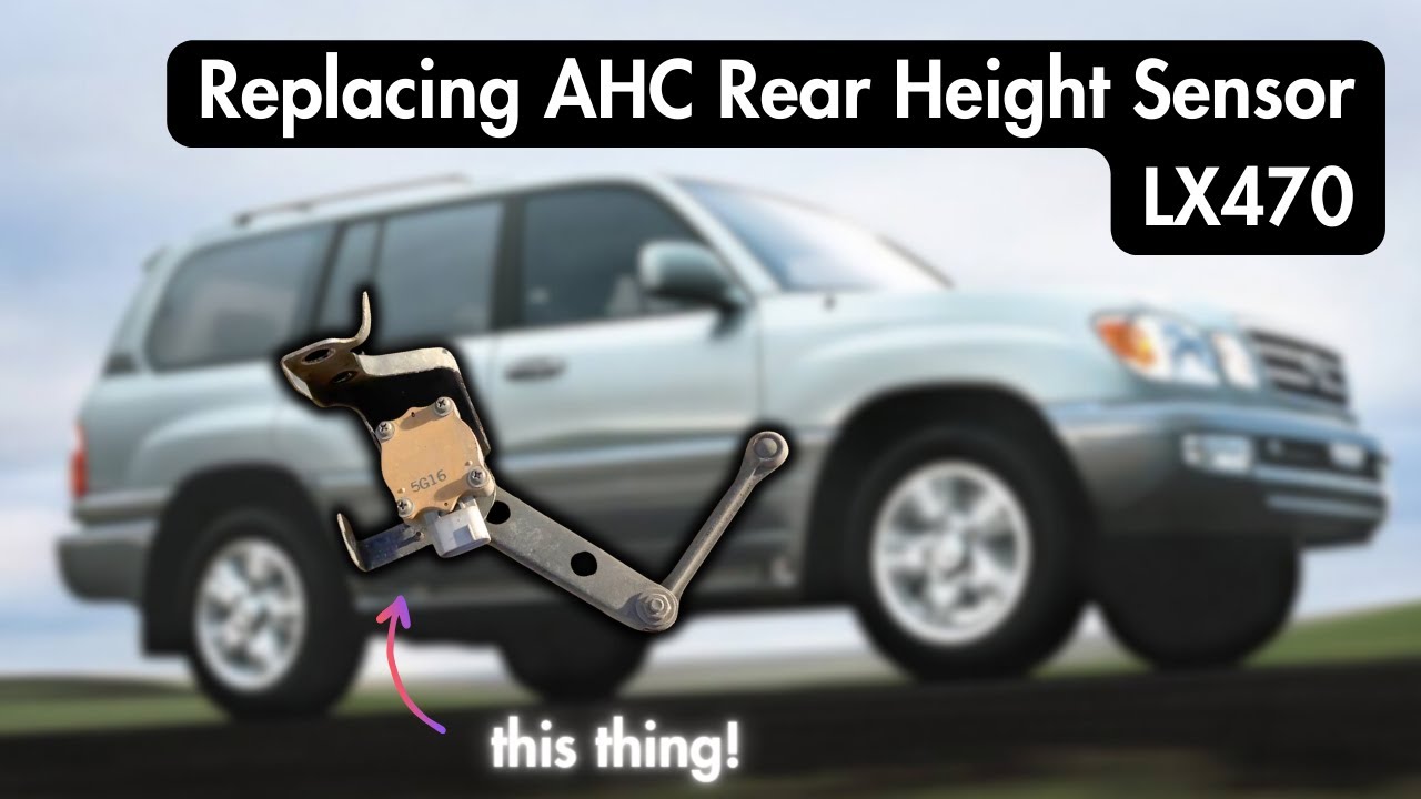 Замена заднего датчика высоты AHC на Toyota Land Cruiser LX470 (100-я серия).