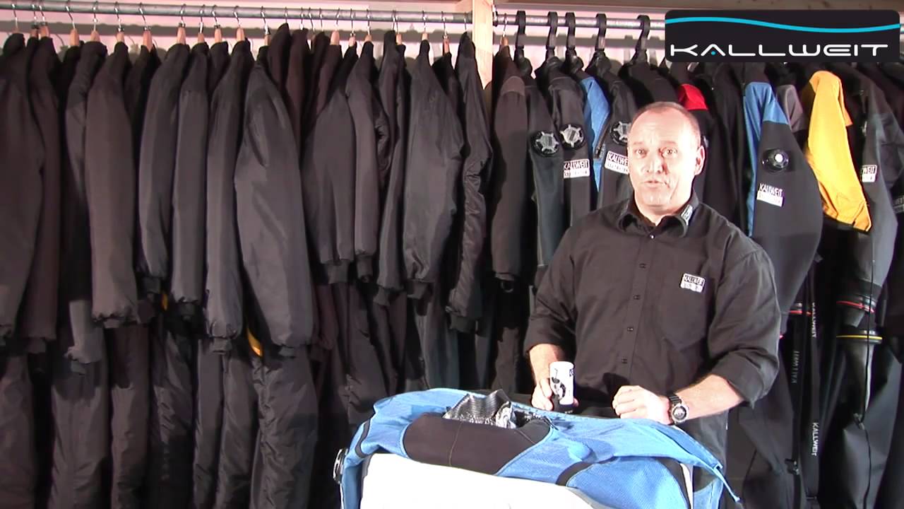 Latexmanschetten richtig benutzen und pflegen am Beispiel eines Kallweit Trockentauchanzug Helios