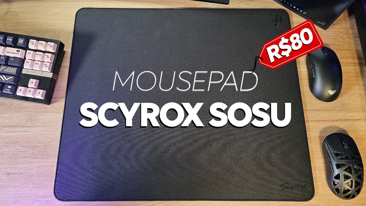 NOVO REI DO CUSTO/BENEFÍCIO DO ALIEXPRESS? Review Mousepad Scyrox Sosu