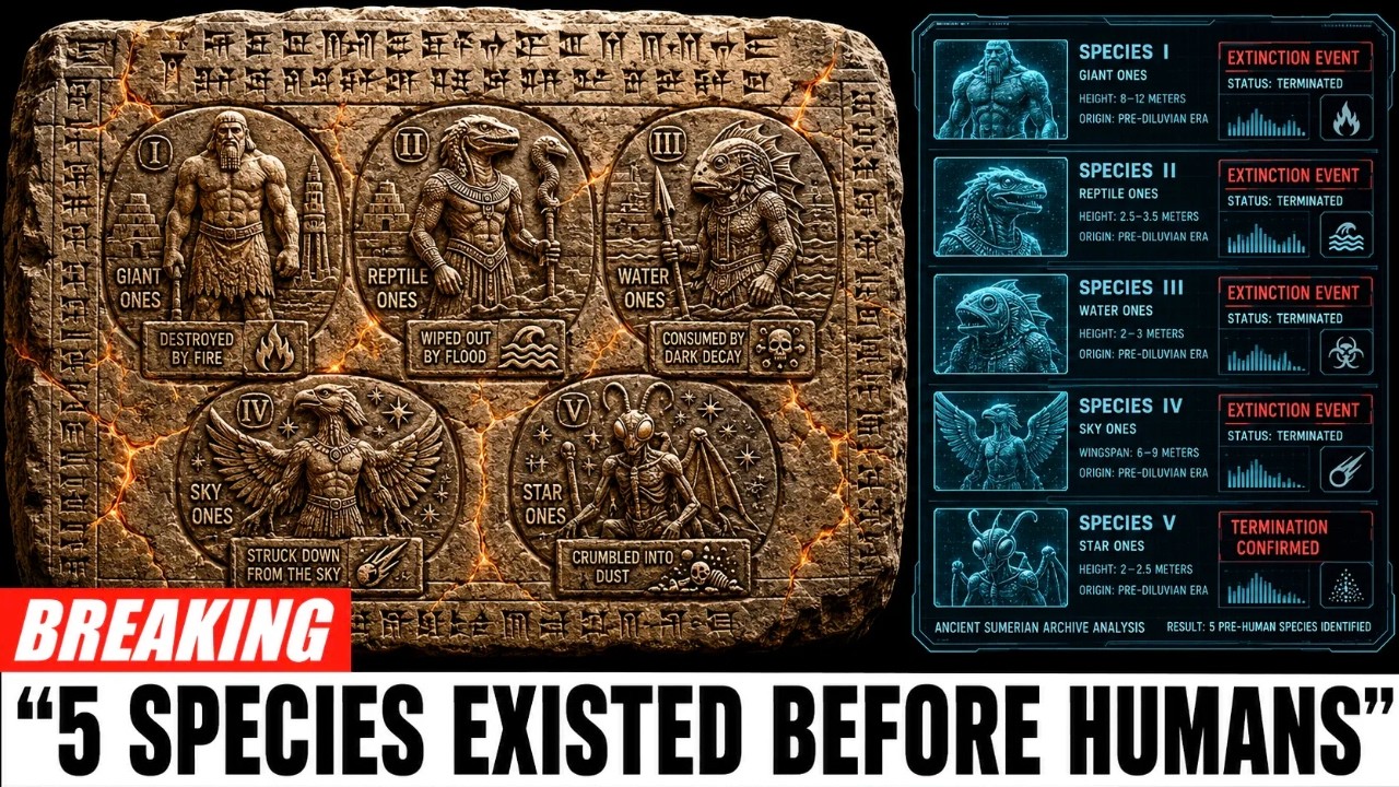 The Sumerian Tablet Listing 5 Species That Existed Before Humans &mdash; And How Each One Ended
