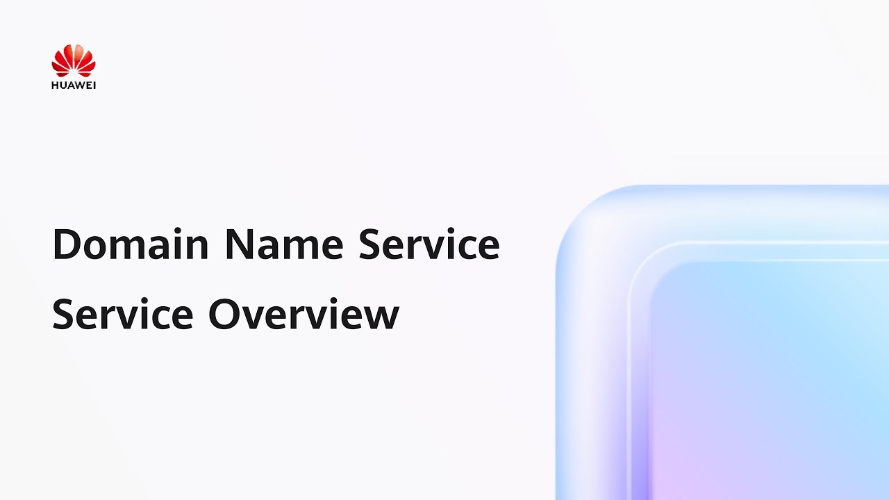 Domain Name Service (DNS) Service Overview
