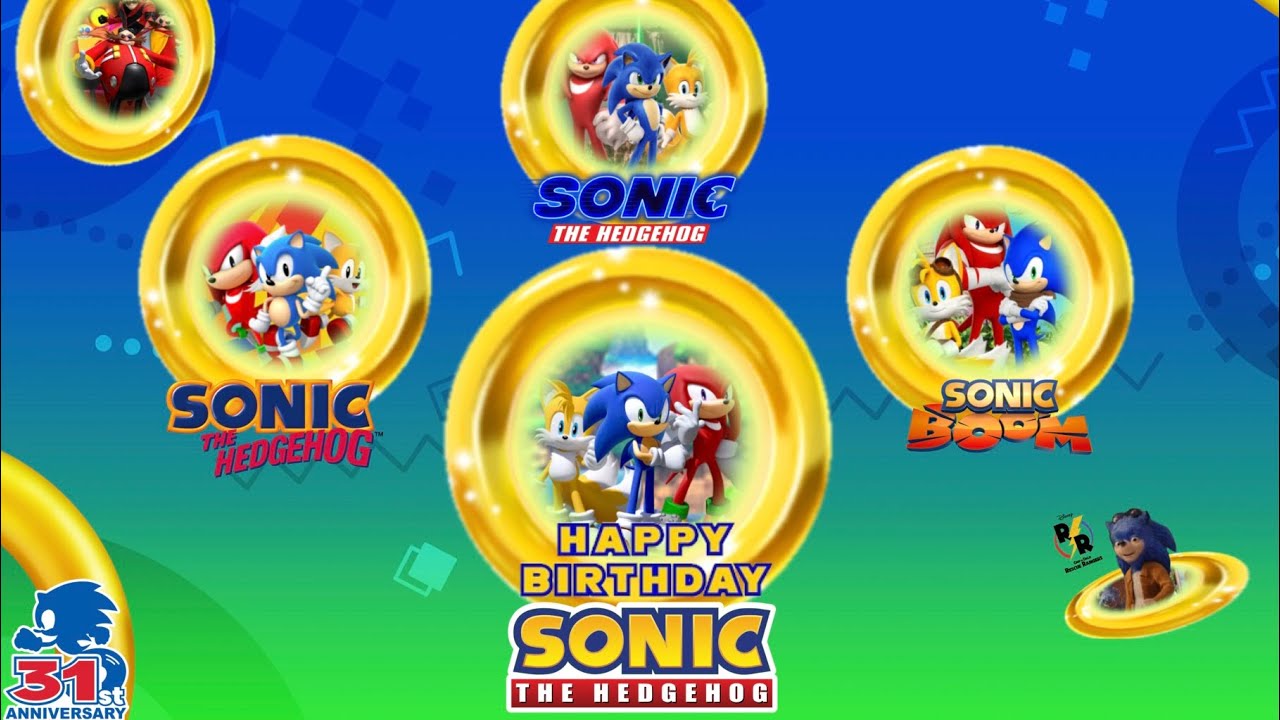 Sonic 31st Anniversary photo editing