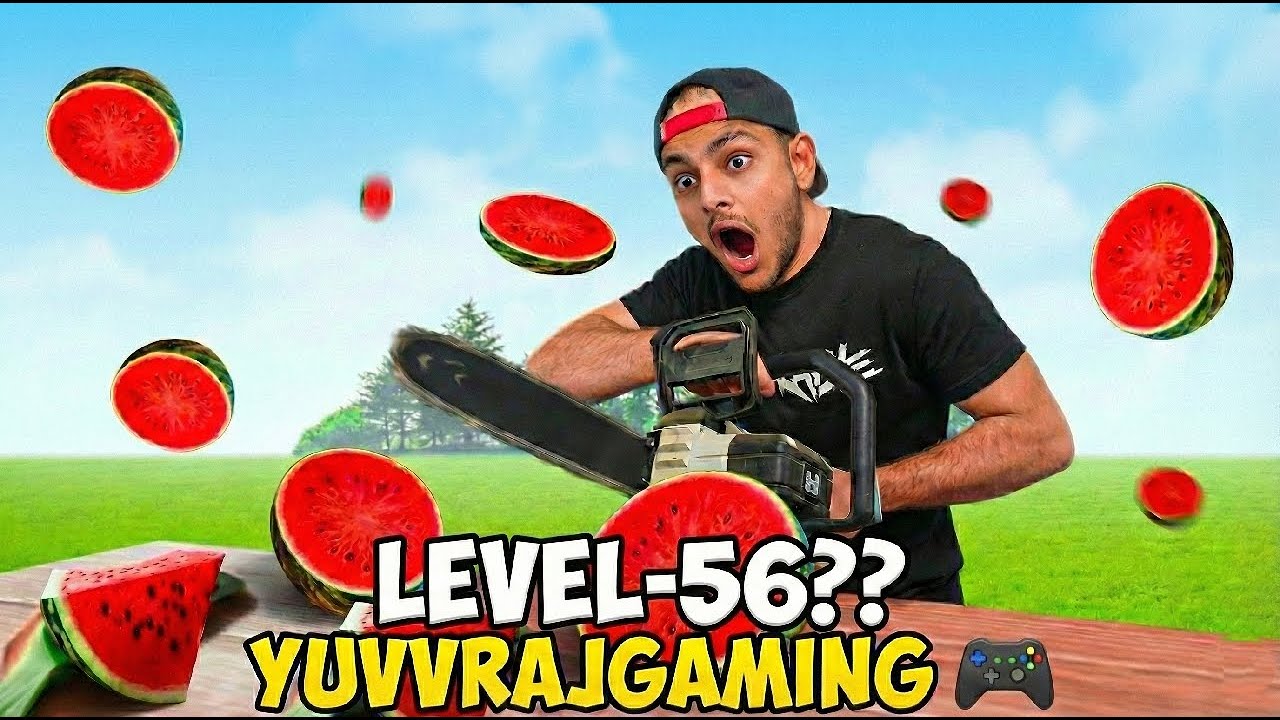 "Satisfying Level - 57?? 😱'🔪🍎 @Yuvvrajgaming 