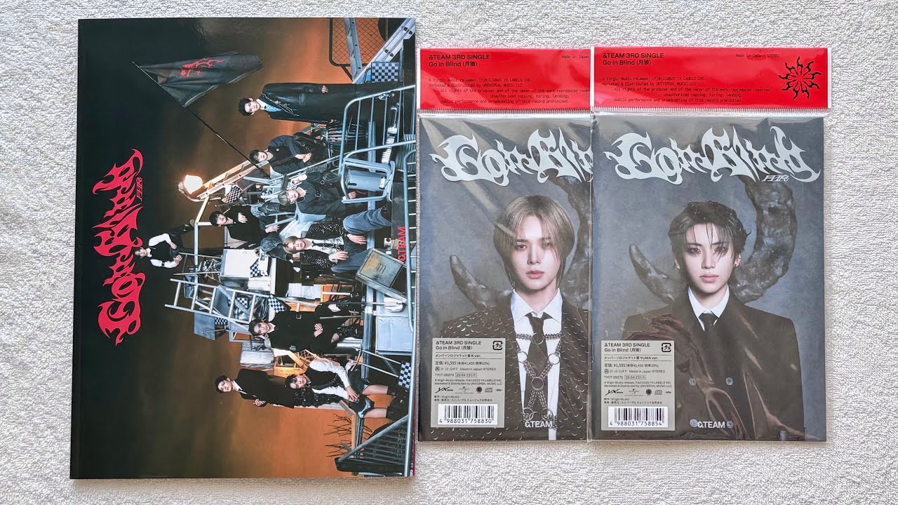 Распаковка альбома &TEAM / Unboxing album &TEAM Go in Blind (LIMITED & SOLO ver.)