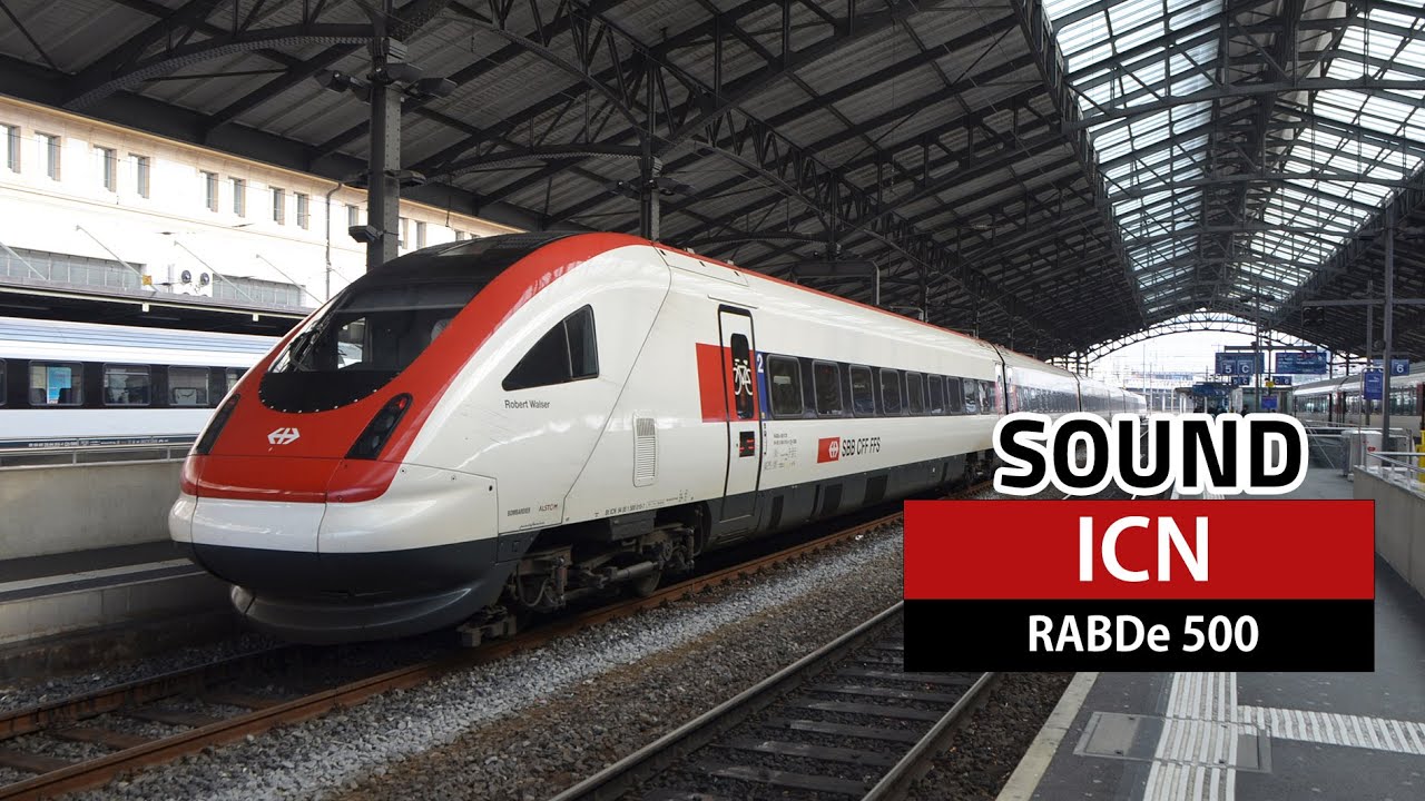 [Sound] RABDe 500 'ICN' | Z&uuml;rich HB - Z&uuml;rich Flughafen (02.2016)