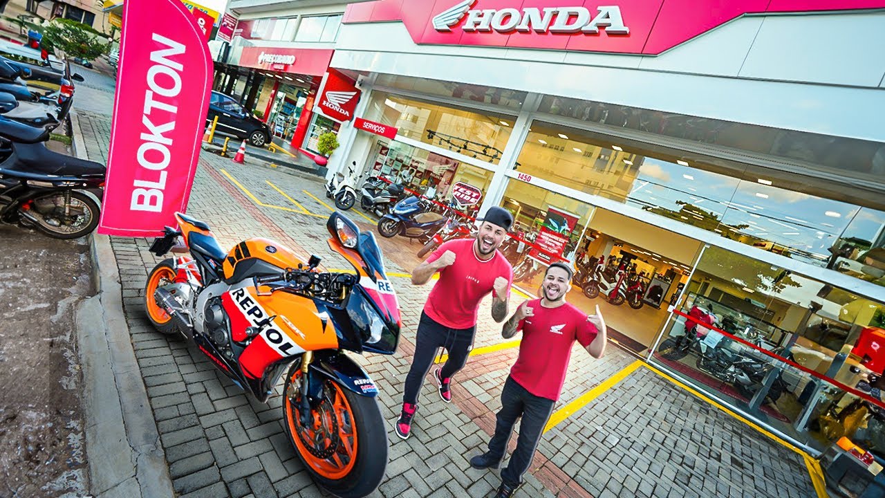 FUI NA LOJA DA HONDA ENCOMENDA MINHA MOTO NOVA !!  * Cbr1000 Repsol *