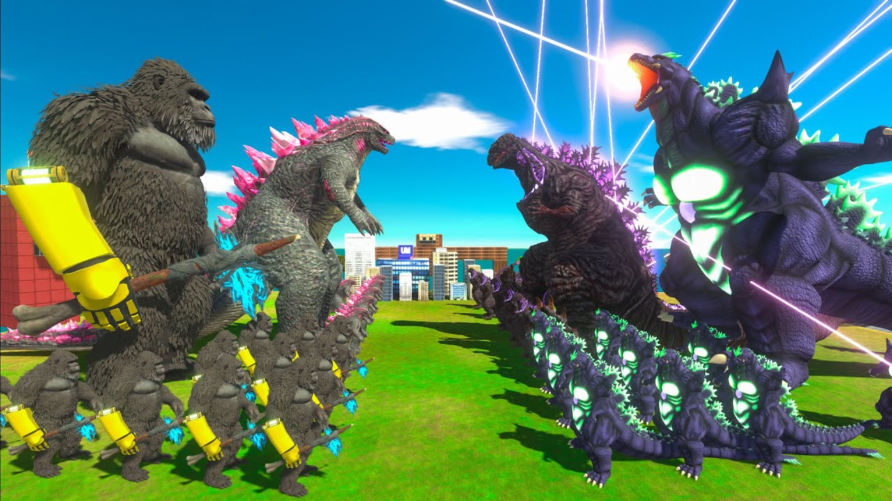 What If Growing GODZILLA EVOLVED x KONG 2024 VS NEW SUPER GODZILLA x SHIN GODZILLA - EPIC BATTLE