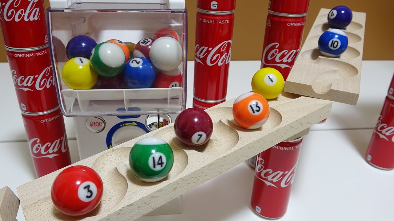 Marble Run Race  ☆ Gacha Gacha &HABA wooden slope billiard ball
