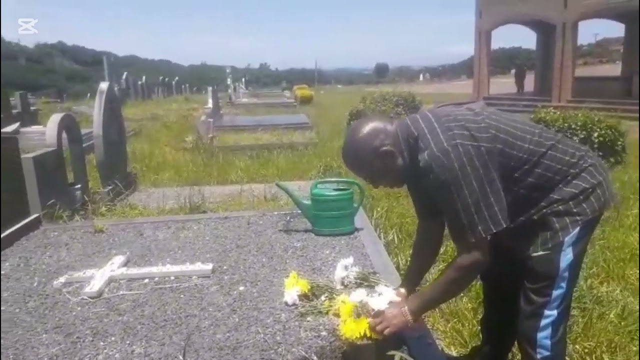 In memory of salomi / precious ground cemetery. 