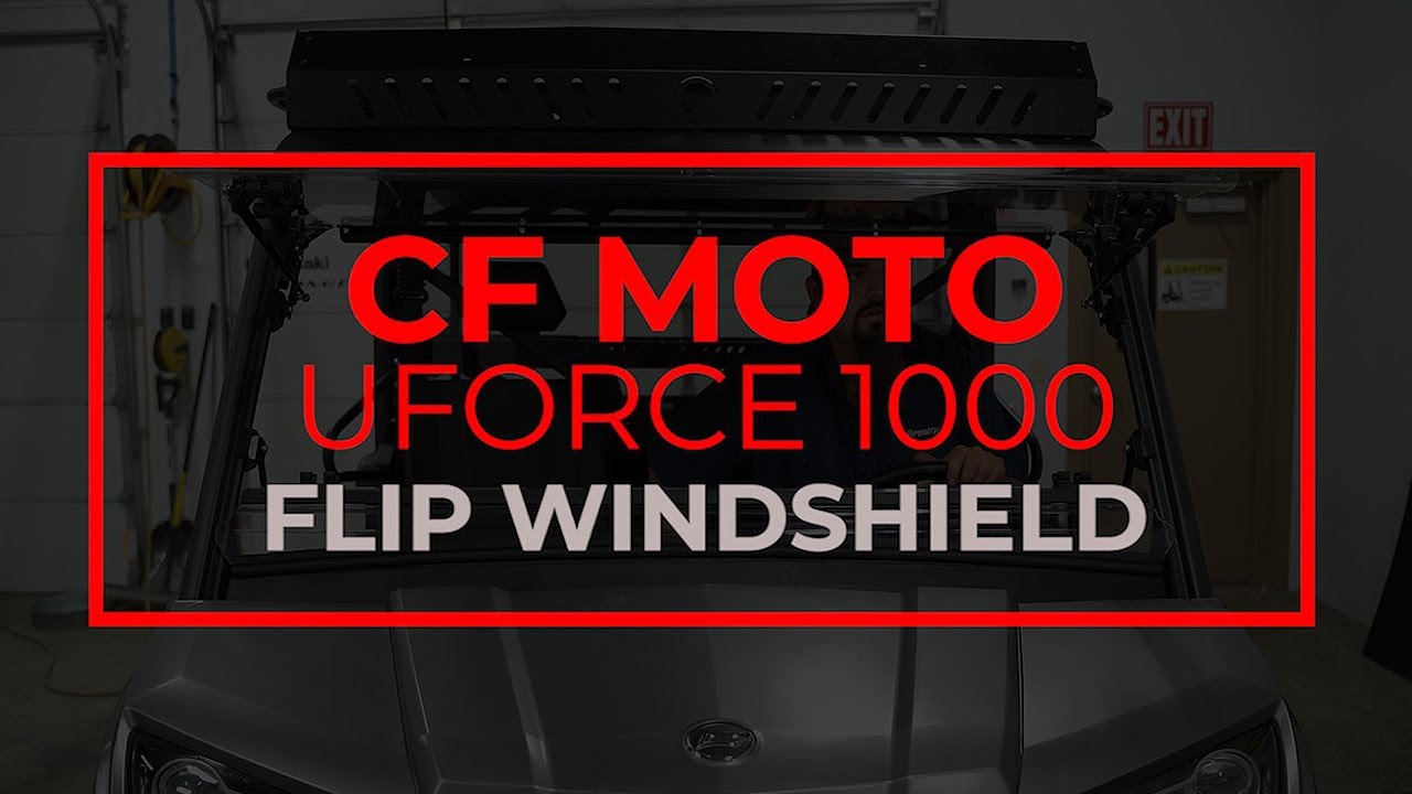 How to Install SuperATV's Flip Windshield for the CFMoto Uforce 1000