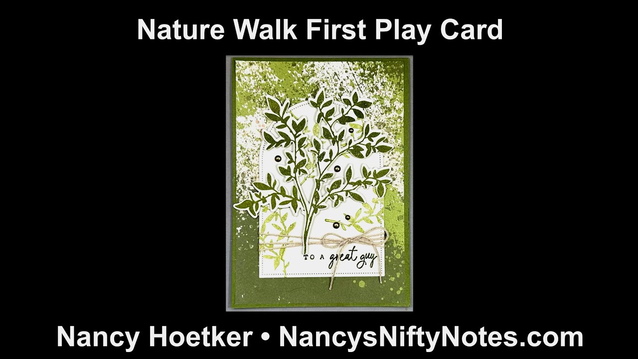 Nature Walk First Play Card