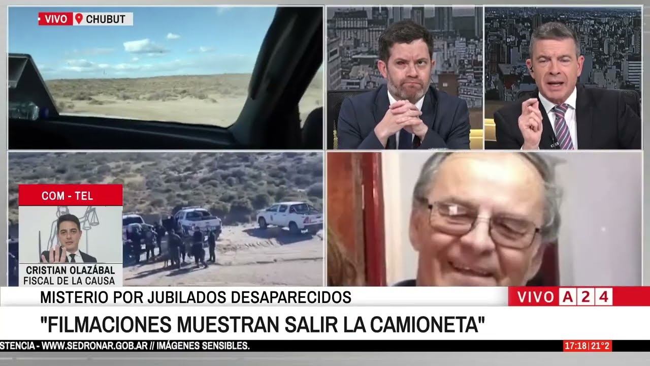 🔴MISTERIO POR LOS JUBILADOS DESAPARECIDOS: INTENSA BÚSQUEDA DE JUANA Y PEDRO