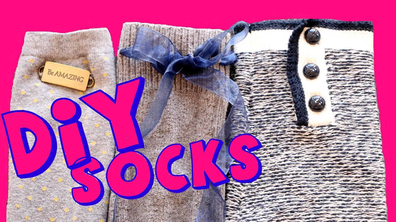 QUICK & EASY DIY Boot Socks ❤