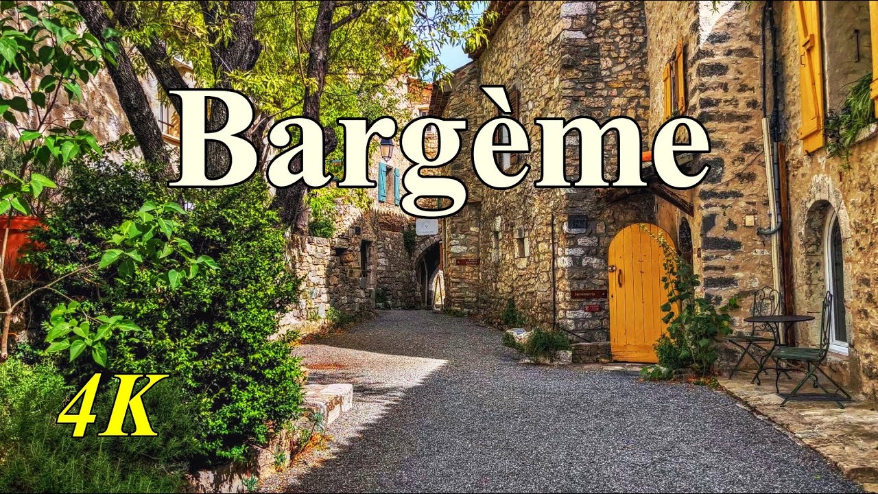 BARGEME🌞Le plus haut village du Var - Les Plus Beaux Villages de France [4K]