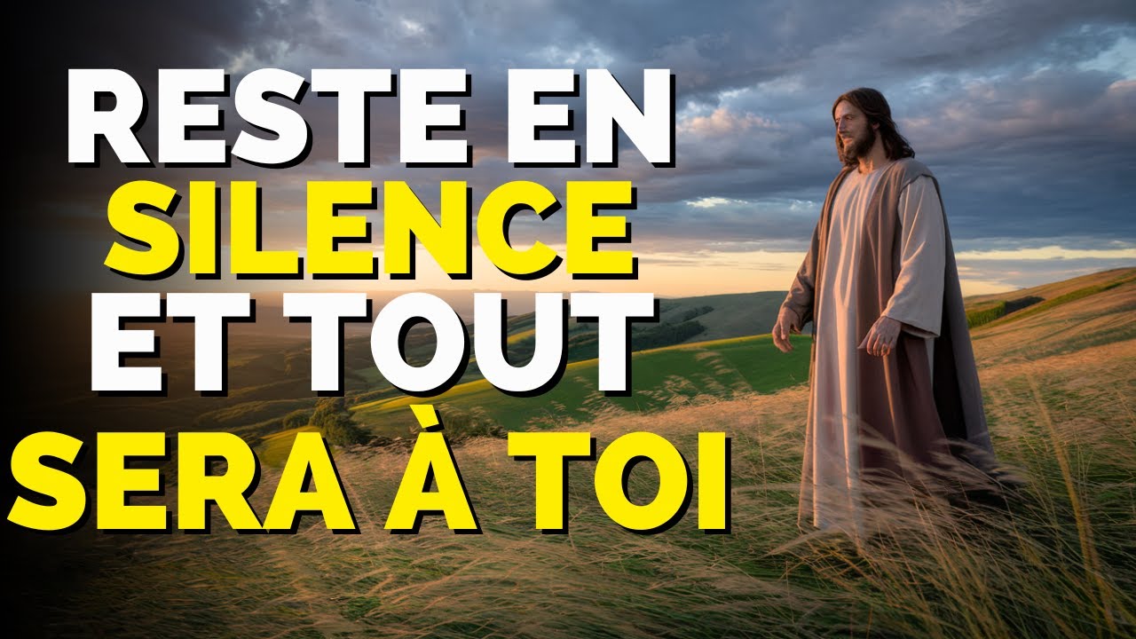RESTE en SILENCE et DIEU AGIRA : Fais-Lui Confiance et Il COMBATTRA pour Toi et TE DONNERA TOUT