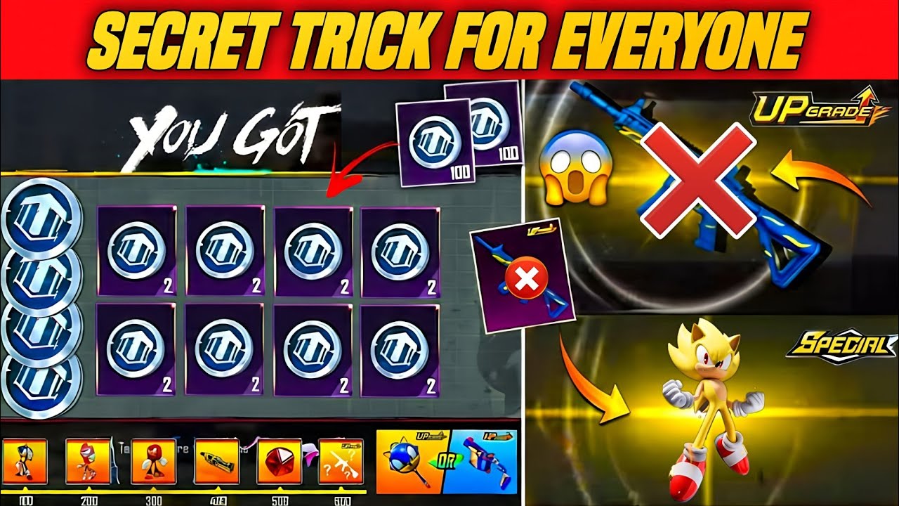 😱 Secret Trick Free SONIC Buddy For Everyone | Free Lucky Coins New Trick For Everyone | PUBGM