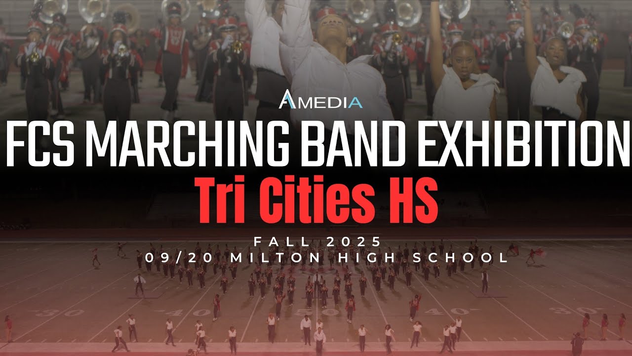 Tri Cities High School | 2025 FCS Marching Band Exhibition | 4K 2160p 🔥🎥🎬‼️