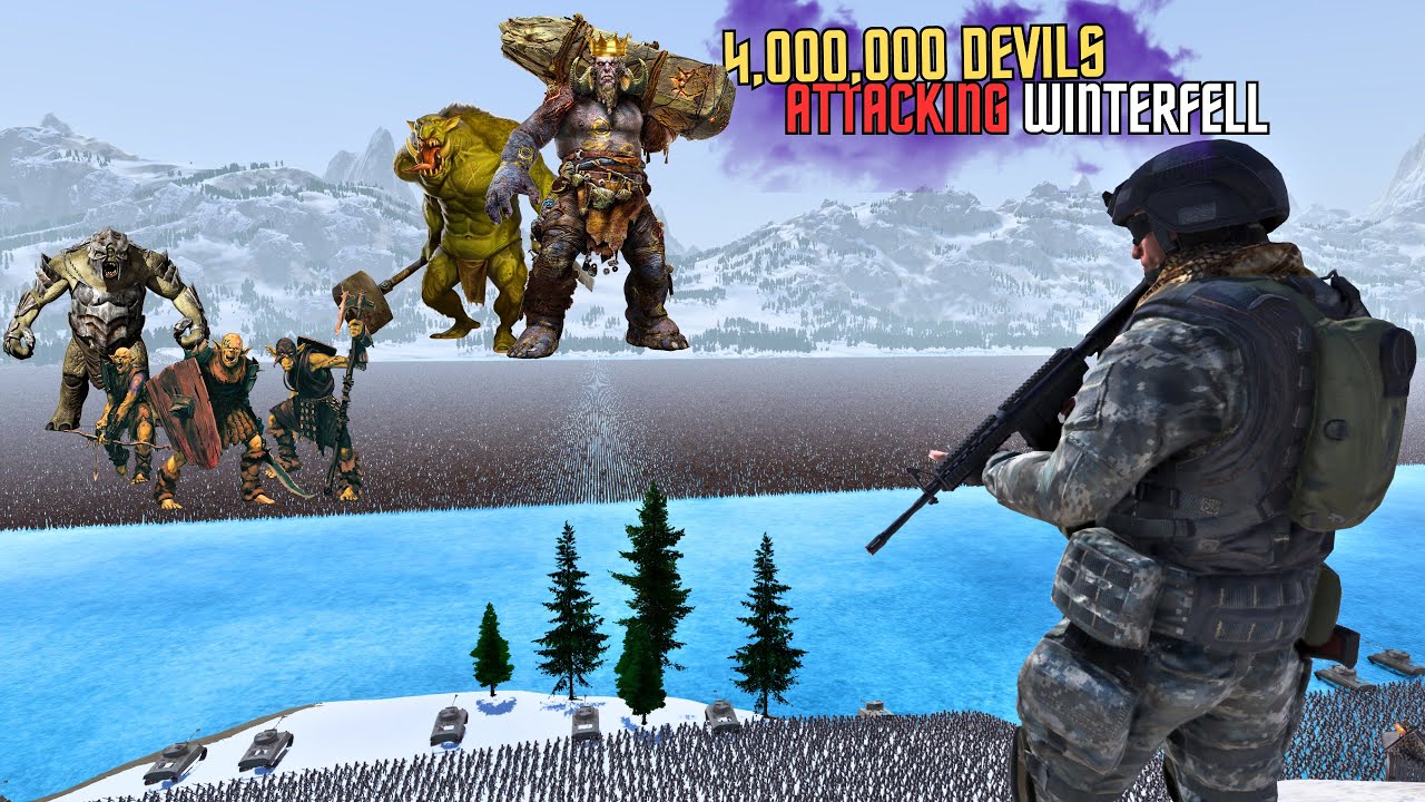 KING LEONIDAS RESPONDS TO WINTER'S CALL FOR HELP - Ultimate Epic Battle Simulator 2