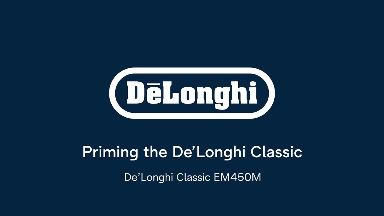 De'Longhi Classic | Priming the Linea Classic