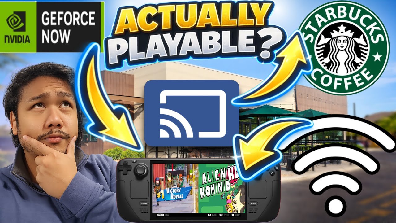 Is Cloud Gaming ACTUALLY Playable On Public Wi-Fi?