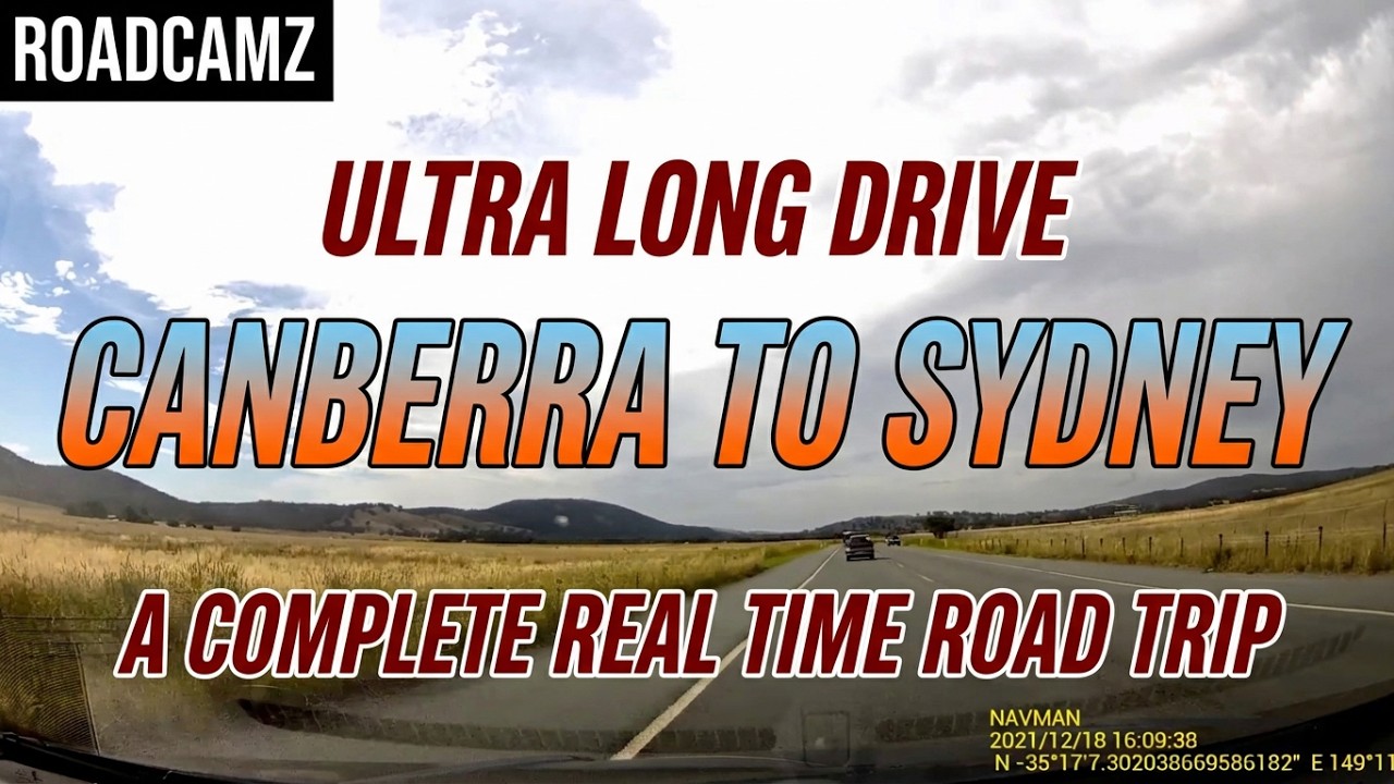 Realtime Driving Canberra to Sydney