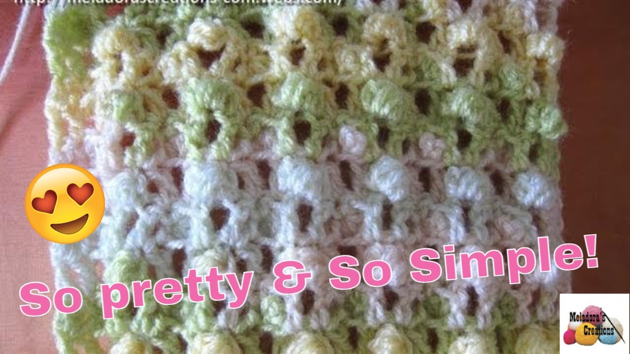 Black Berry Lace Crochet Scarf - Mesh Crochet Stitch - Makes a great Lacy Scarf - Right Handed
