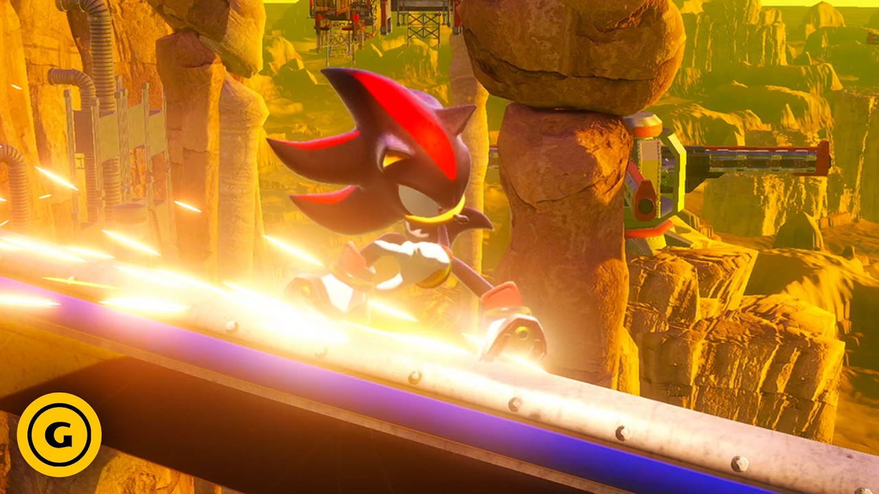 Sonic X Shadow Generations - Rail Canyon High Level Gameplay