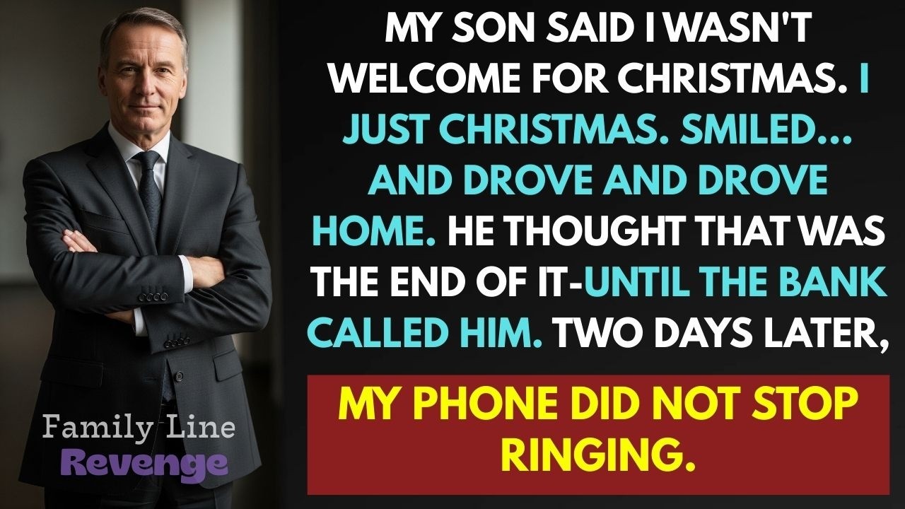 My Son Said I Wasn’t Welcome for Christmas — So I Canceled His Mortgage