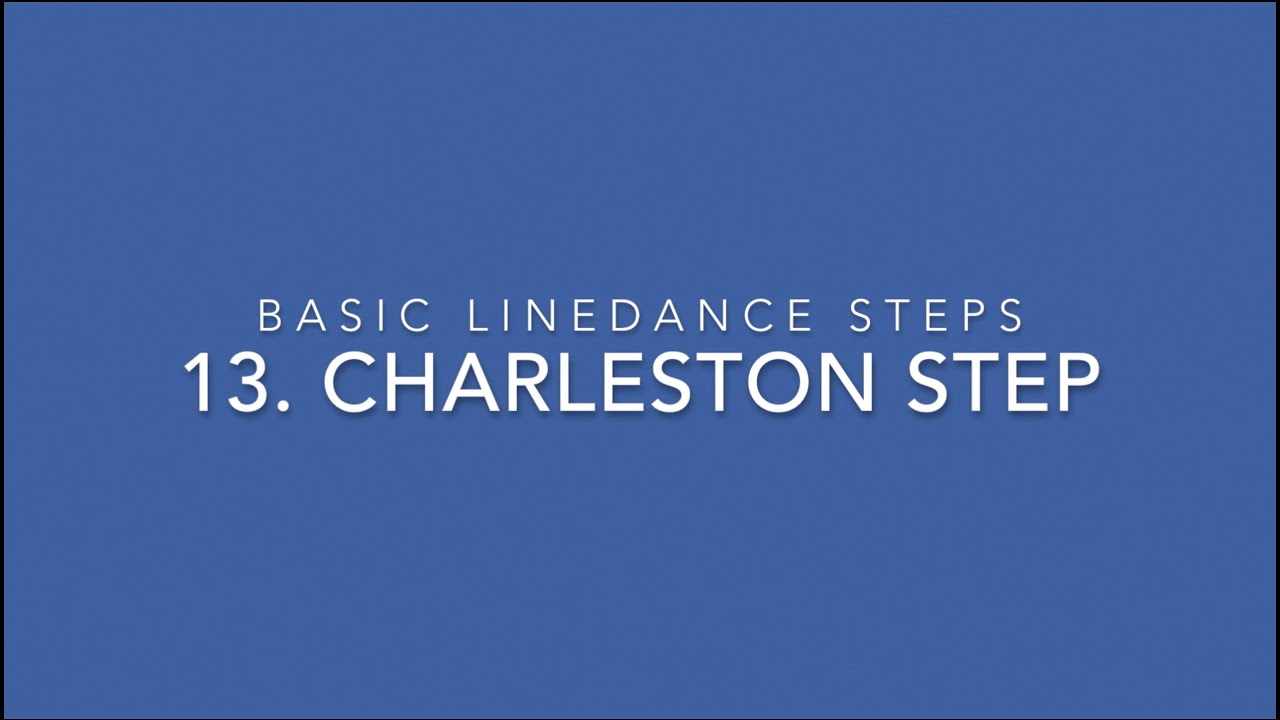 Basic Linedance steps - 13. Charleston step