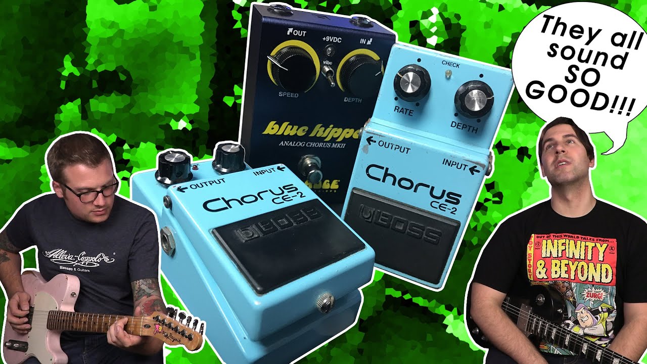 BOSS MIJ CE-2 vs Keeley Mod CE-2 vs Way Huge Blue Hippo | Chorus Pedal Shootout | Stompbox Saturday